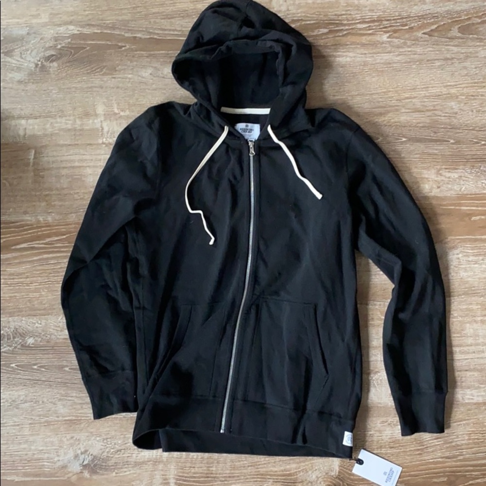 Reigning Champ Midweight terry zippered hoodie